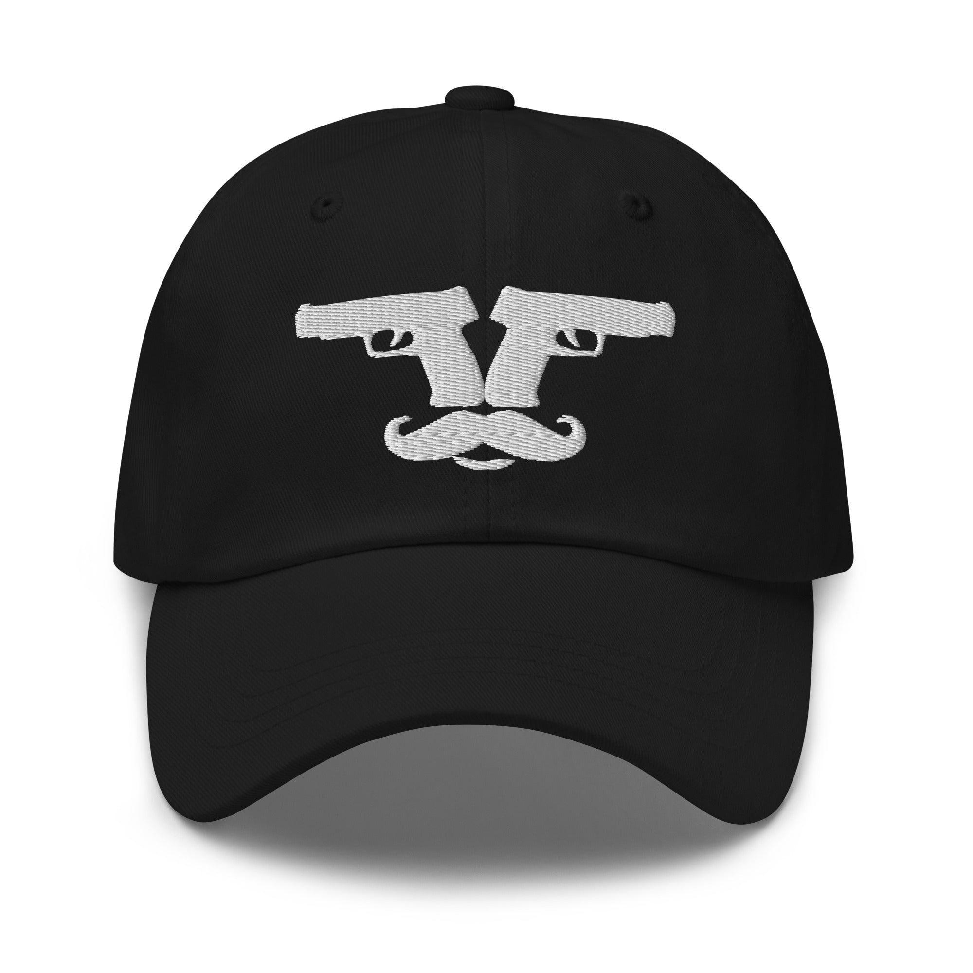 Guns Out Mustache Baseball Hat
